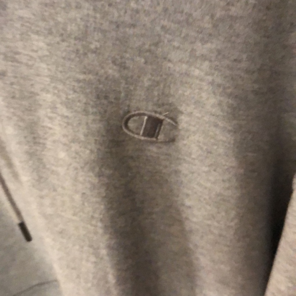 New men’s champion grey hoodie size 2xl - Picture 2 of 5
